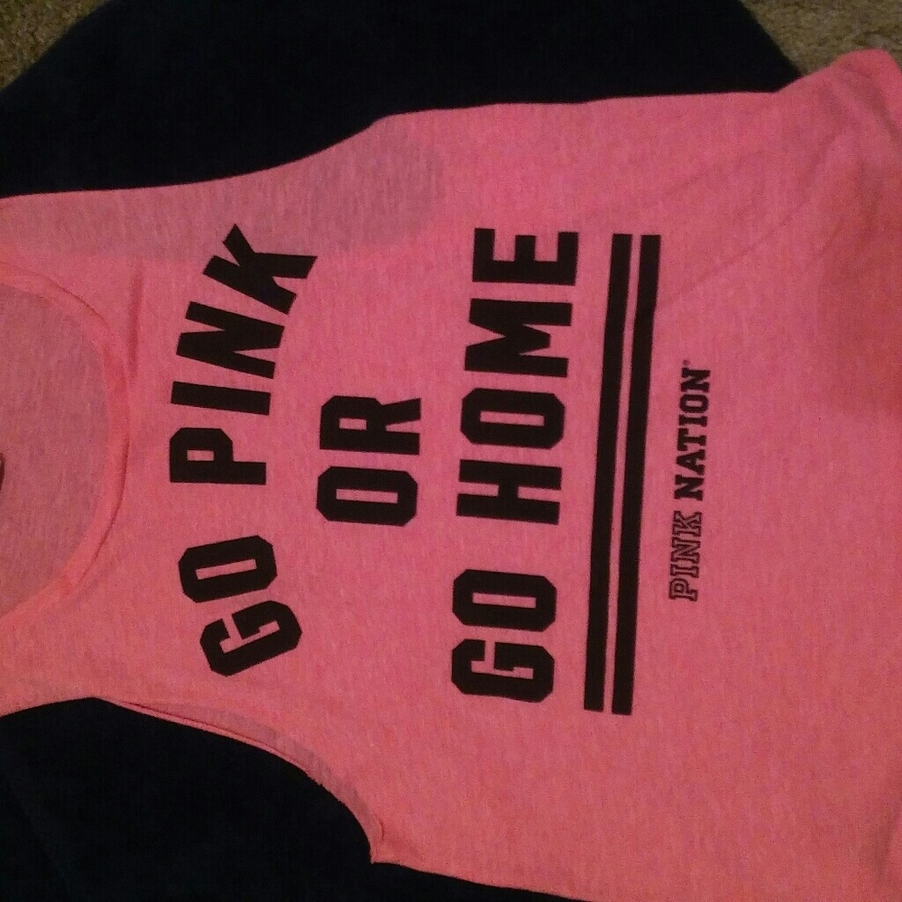 VICTORIA SECRET PINK TANK TOP - Picture 2 of 4